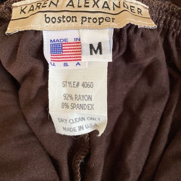 Woman Sleeveless Long Dress made in USA - Picture 6 of 6